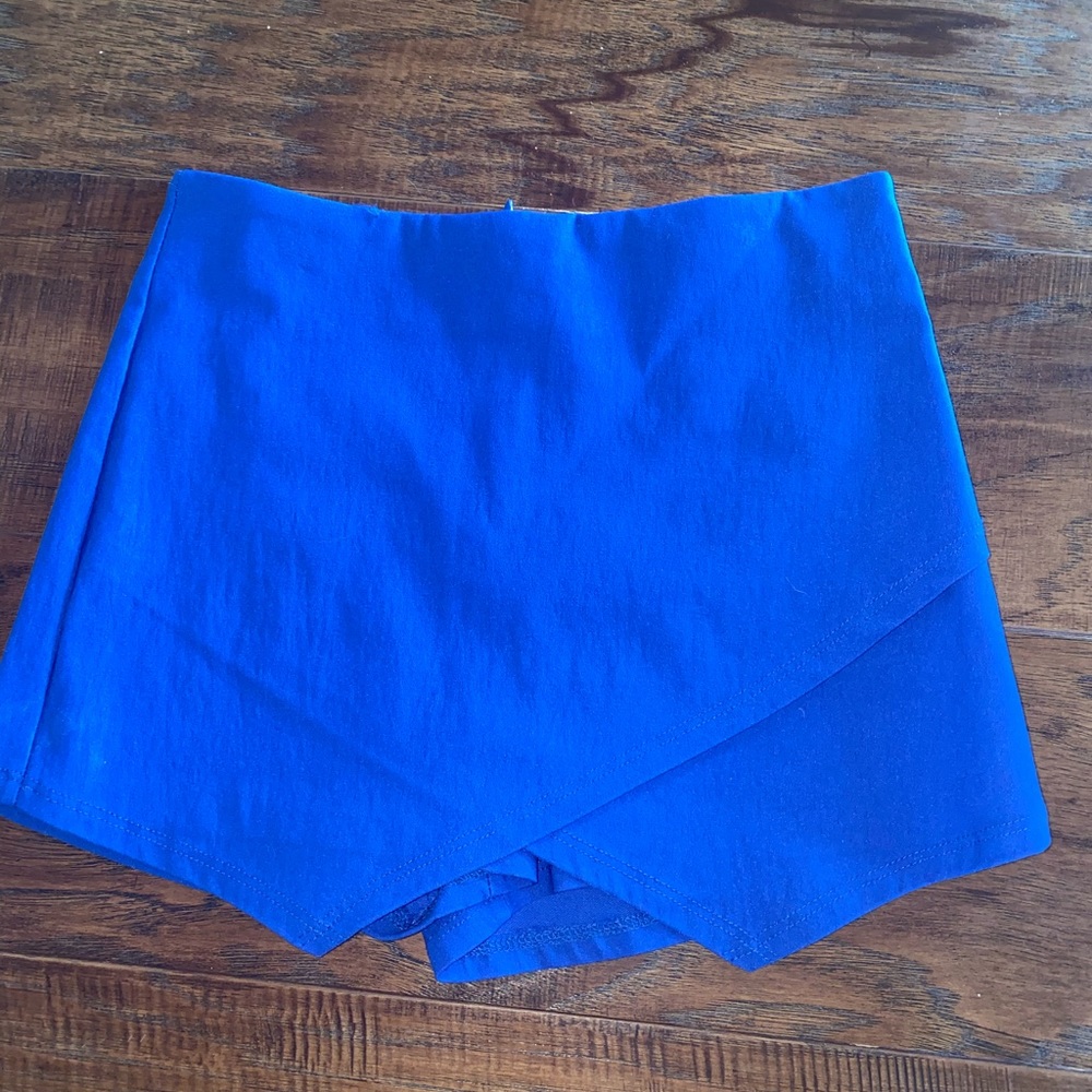Blue Blush Royal Blue Skort